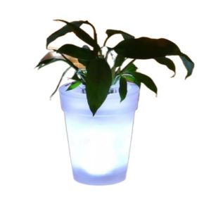 Solar Plastic Flowerpot Outdoor Waterproof