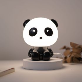 Cute Panda Touch Dimming Night Light Bedroom Bedside Light