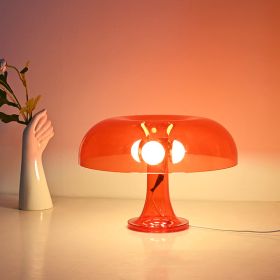 Modern Minimalist Mushroom Decorative Lighting Table Lamp (Option: AU-Transparent Orange)