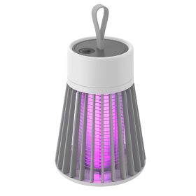 Electric-Shock Physical Mosquito Killer Light Purple Light Mosquito Trap Mosquito Killer Portable OutdoorBedroom USB Rechargeable Mosquito Trap (Option: White-In line models)