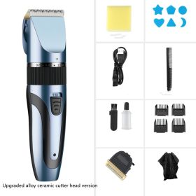 Hair Clipper, Electric Clipper, Rechargeable Electric Clipper (Option: 9style-USB)