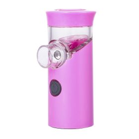 Handheld ultrasonic nebulizer (Option: Pink-USB)