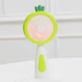 Children's handheld fan (Option: Green-Cactus)