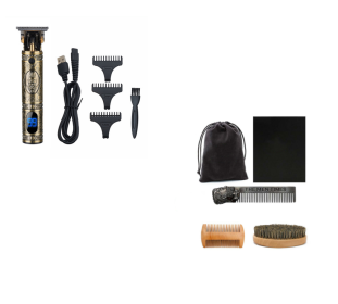 T9 electric hair clipper (Option: Bronze set)