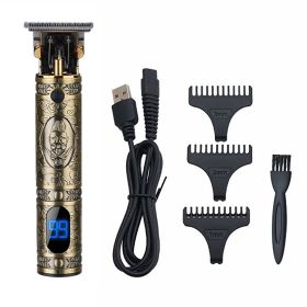 T9 electric hair clipper (Option: Bronze)