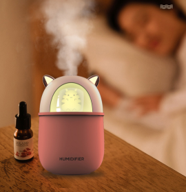 Portable USB Kitty Humidifer (Option: A Pink)