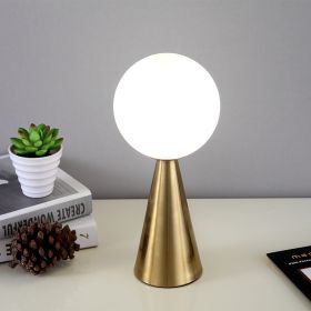 LED Eye Protection Learning Glass Lamp (Option: US-Golden)