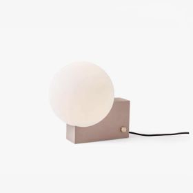 Nordic Milky White Moon Decorative Table Lamp Danish Design (Option: Neutral Light-Pink-220v)