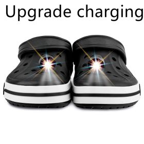 Spot Hiking Camping Essential Bean Shoe Lamp (Option: Black Upgrade charging-1PCS)