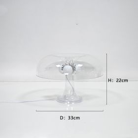 Modern Minimalist Mushroom Decorative Lighting Table Lamp (Option: EU-Transparent)