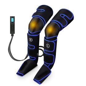 Air Knee Massager Wholesale Household Air Pressure Massager Electric Air Wave Leg Massage Instrument Leg Massage Machine (Option: Black-convention)