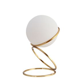 Modern Bedroom Bedside Ball Table Lamp (Option: Gold-Small-Button Switch)